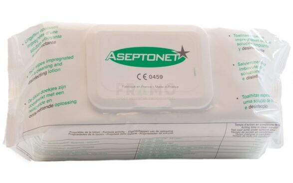 Aseptonet desinfectie doekjes 18 cm x 20 cm
